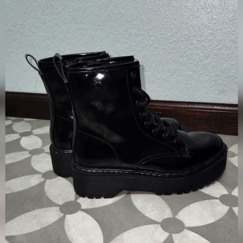 COPY - A New Day Brand New Patent Combat Boot